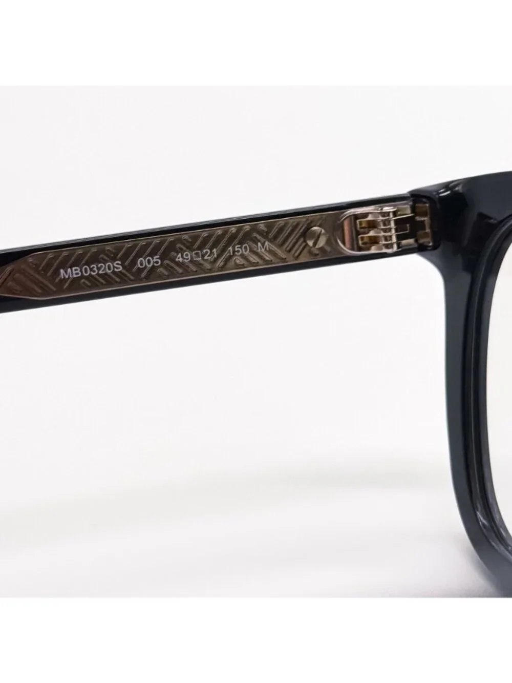 NWT Montblanc MB0320S 005 Blue Transition Lenses Sunglasses